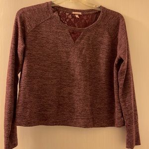Victoria Secret maroon shirt